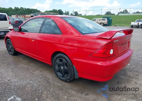 2004 Honda Civic Ex из США, поврежденный, VIN 1HGEM22924L019284